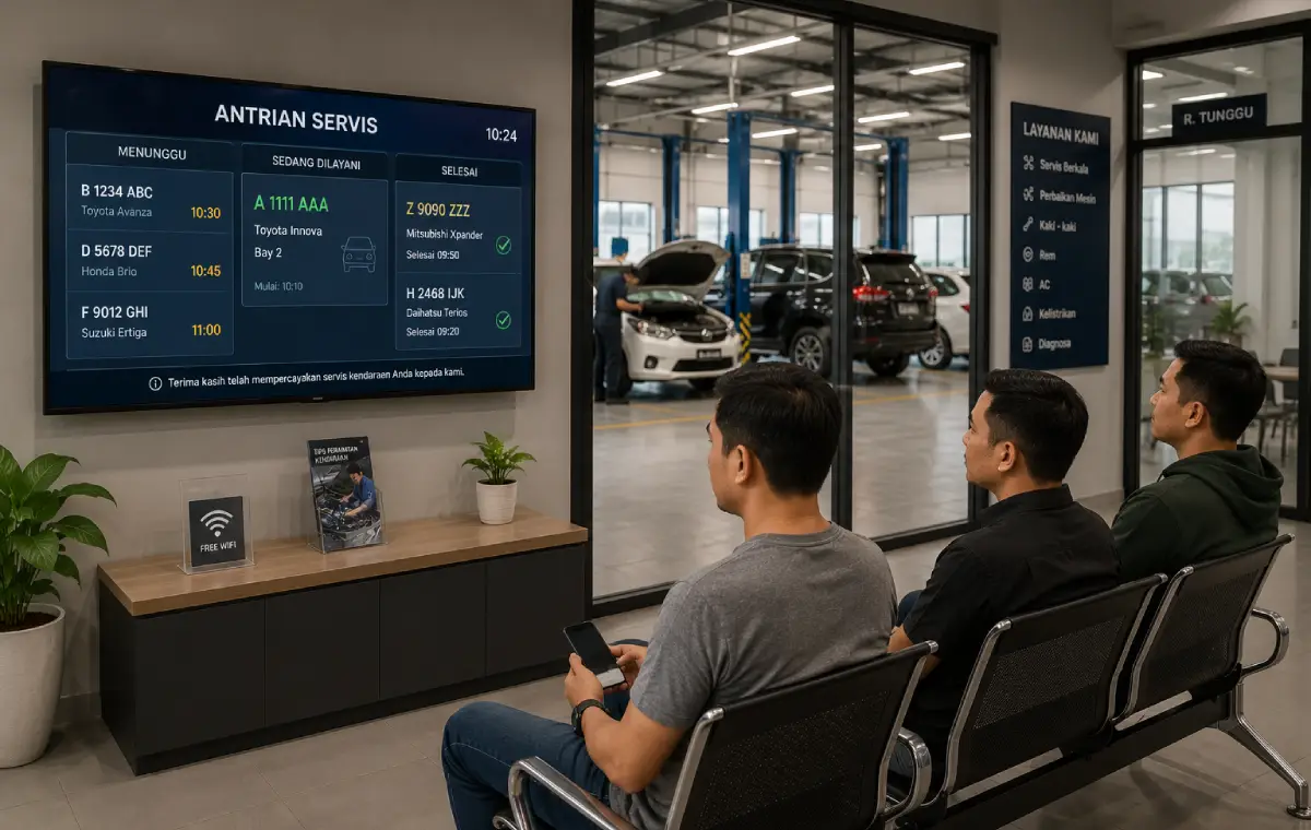 Preview tahap Antrian realtime