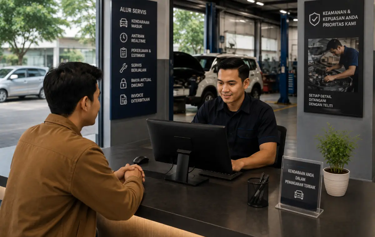 Preview tahap Kendaraan masuk